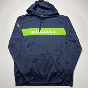 Nike, mens, Seattle Seahawks hoodie, on field, size small